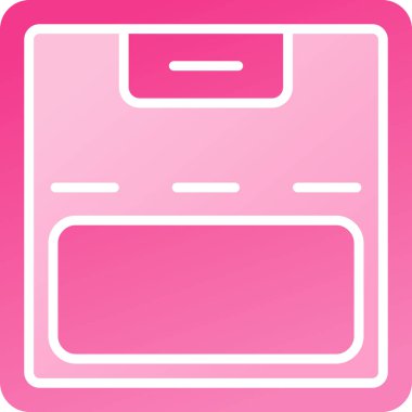 Banka simgesi, vektör illüstrasyonu