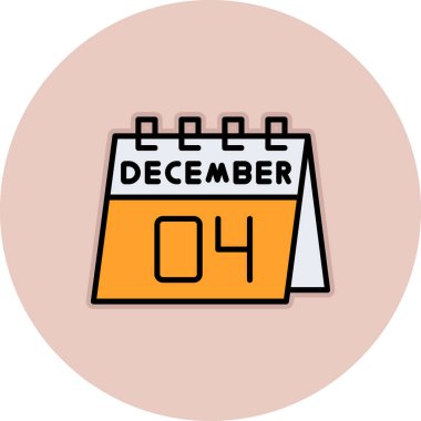 Takvim simgesi vektör illüstrasyonu