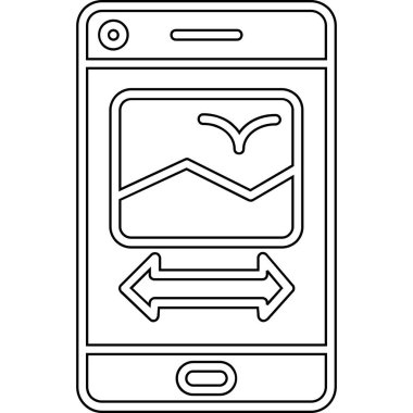 ok sembollü akıllı telefon