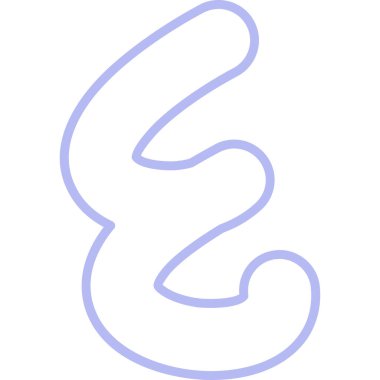 Çizgi film simgesinin vektör çizimi