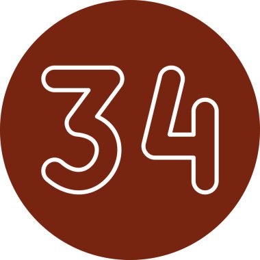 üç numaralı simge işareti tasarımı