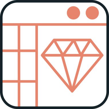 Vektör elmas resimleme