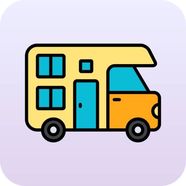 bus vector icon design