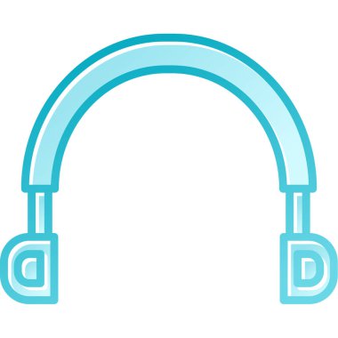 Müzik. Web simgesi basit illüstrasyon