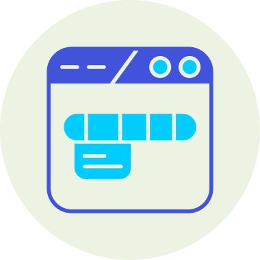 seo modern simgesinin vektör illüstrasyonu