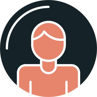 avatar avatar adam simgesi düz stil