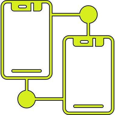 Basit vektör illüstrasyon seosu