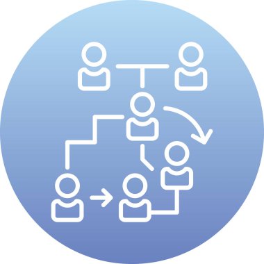 İnsan simgesinin vektör illüstrasyonu