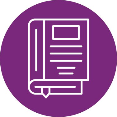 Belge simgesinin vektör illüstrasyonu