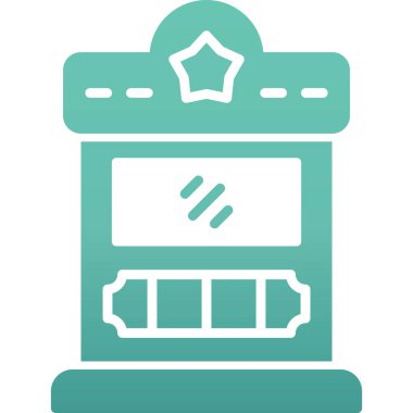 fırın ikonu vektör illüstrasyonu