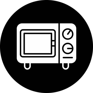 Mikrodalga fırının vektör çizimi