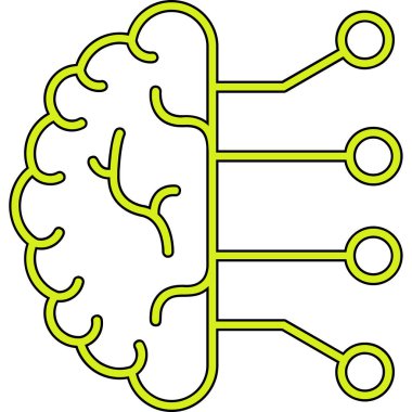 Beynin iki farklı renginde.