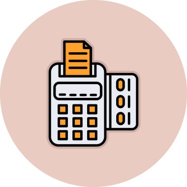 atm makine simgesi vektör illüstrasyonu