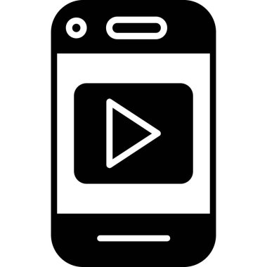 mobil uygulama simgesi, vektör illüstrasyonu