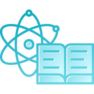 Bilim simgesi vektör illüstrasyonu