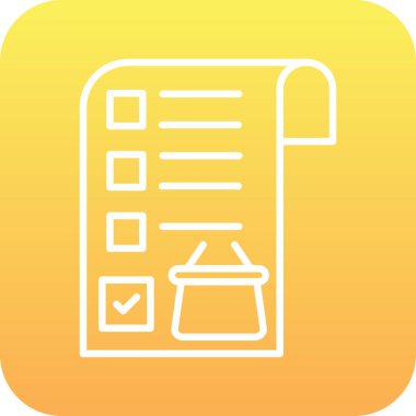 belge simgesi, vektör çizimi