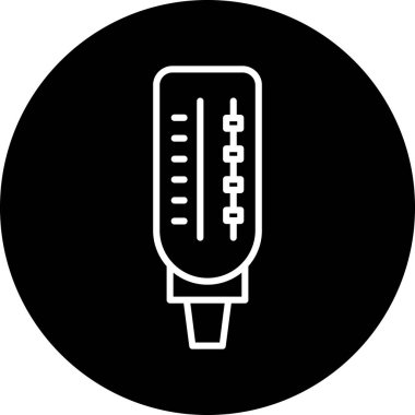 Bir b eksikliği simgesinin vektör çizimi