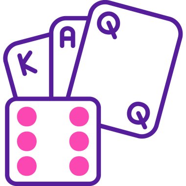 Oyun. Web simgesi basit illüstrasyon