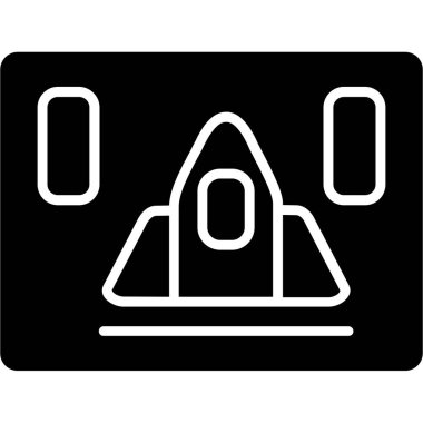 Modern b 'nin vektör illüstrasyonu eksik simgesi