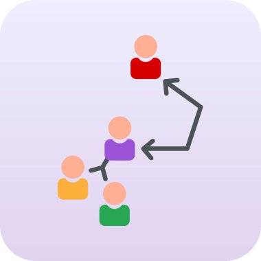 Sosyal ağ simgesi vektörü. Ağ ve mobil tasarım için izole illüstrasyon