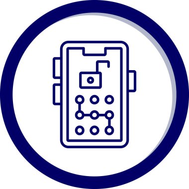 Modern b 'nin vektör illüstrasyonu eksik simgesi