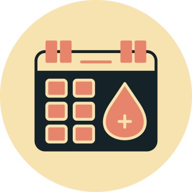 Kan bağışı ikonu vektör illüstrasyonu