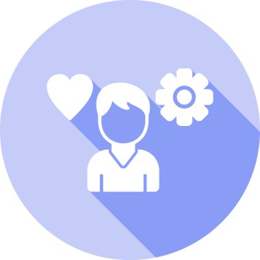 aşk simgesi, vektör illüstrasyonu