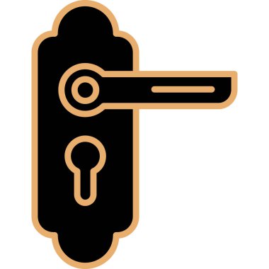 Anahtar simgesi vektör illüstrasyonu