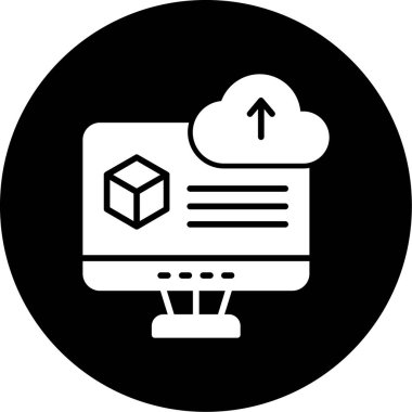 vektör Bulut simgesi illüstrasyonu