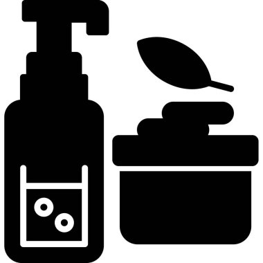 şişe simgesi, vektör illüstrasyonu