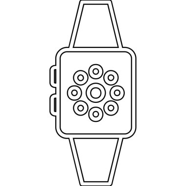 saat simgesi, vektör illüstrasyonu