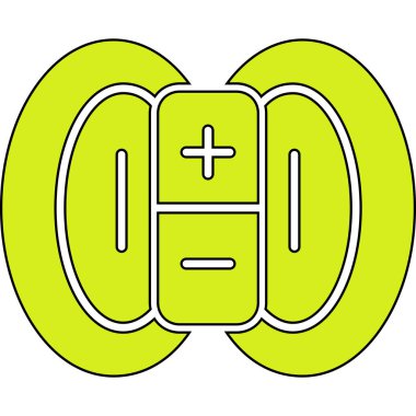 Çizgi film simgesinin vektör çizimi