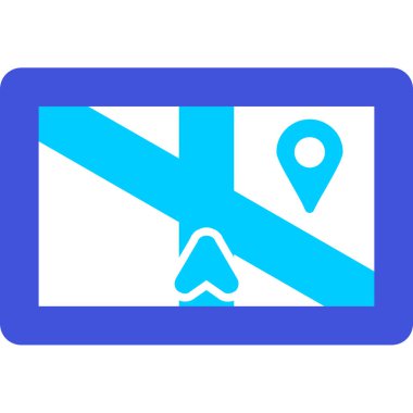 harita işaretçisi düz simgesi