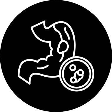 Bir araba simgesinin vektör illüstrasyonu