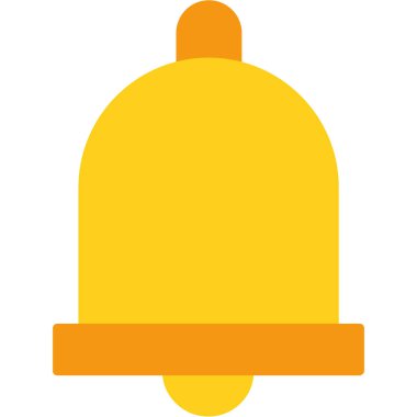 Çan Düz Vektör Simgesi