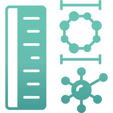Bilim. Web simgesi basit illüstrasyon