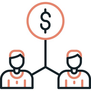 İnsanlar simge modern basit illüstrasyon vektörü