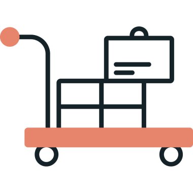 Tramvay vektör simgesi