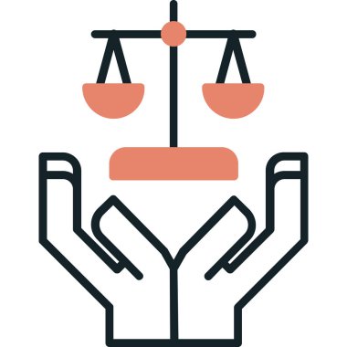 Adalet hukuku adalet ikonu tam ana hatlarıyla