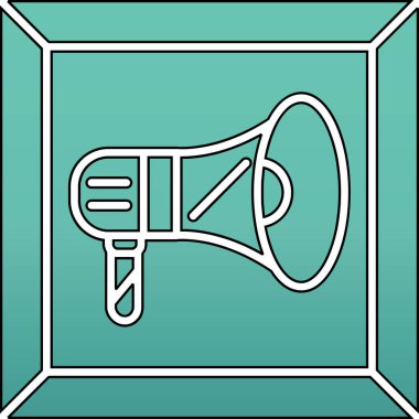 Trompet vektör çizim simgesi