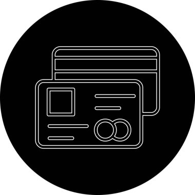 vektör kredi kartı ico