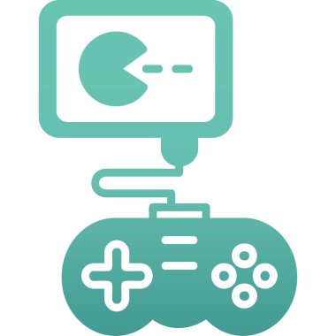 Oyun denetleyici vektör simgesi