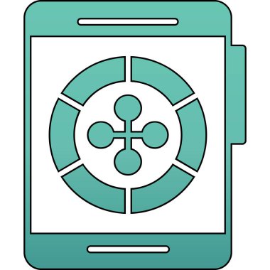 cep telefonu ikonu vektör illüstrasyonu