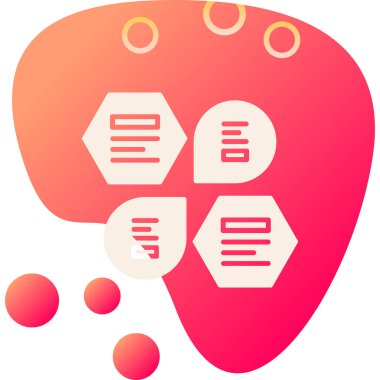 beyin ikonu vektör illüstrasyonu