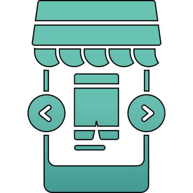 simge vektör illüstrasyonunu sakla