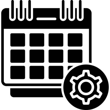 Takvim. Web simgesi basit tasarım