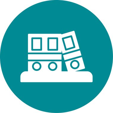 Modern b 'nin vektör illüstrasyonu eksik simgesi