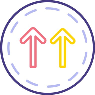 ok simgesinin vektör illüstrasyonu