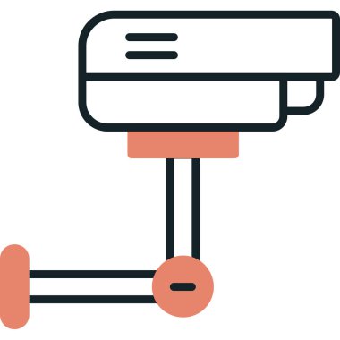 İzole edilmiş tek bir robotun vektör çizimi