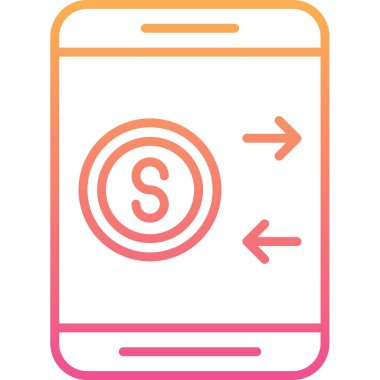 - Telefon. Web simgesi basit illüstrasyon